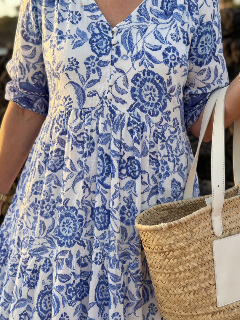 Nalani | Soft Floral Midi Dress