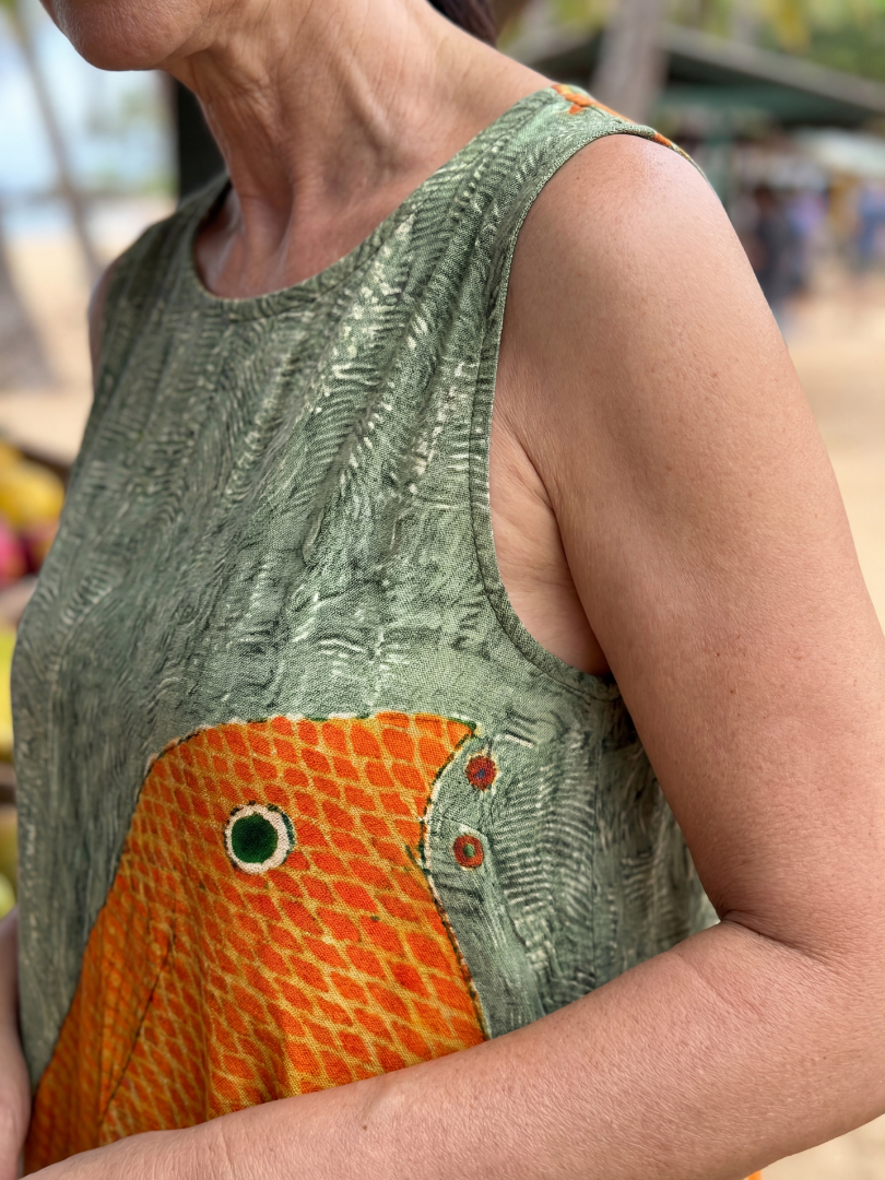 Ronan | Light Midi Dress Ocean