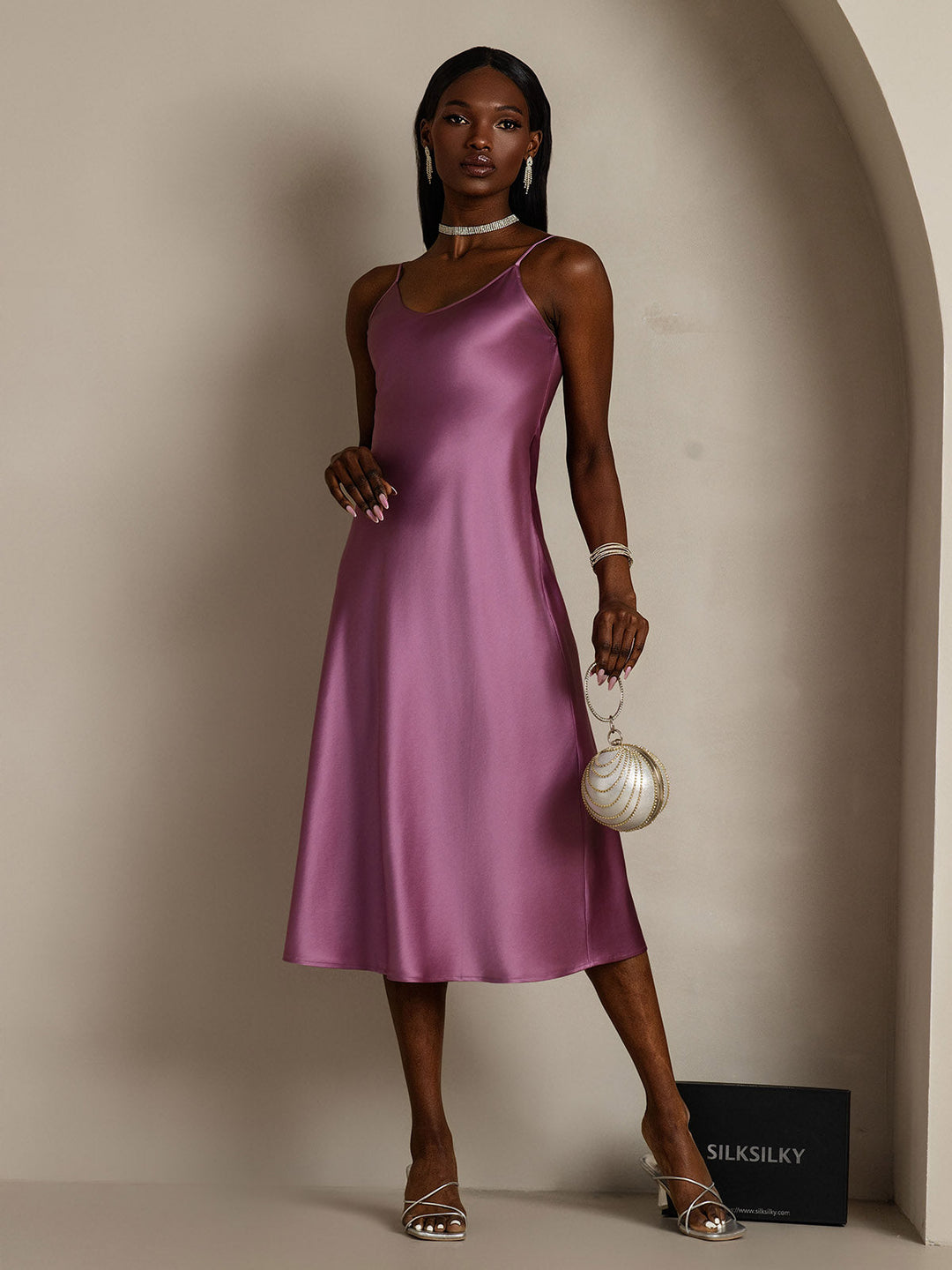 Cleo | Elegant Spaghetti Strap Nightgown