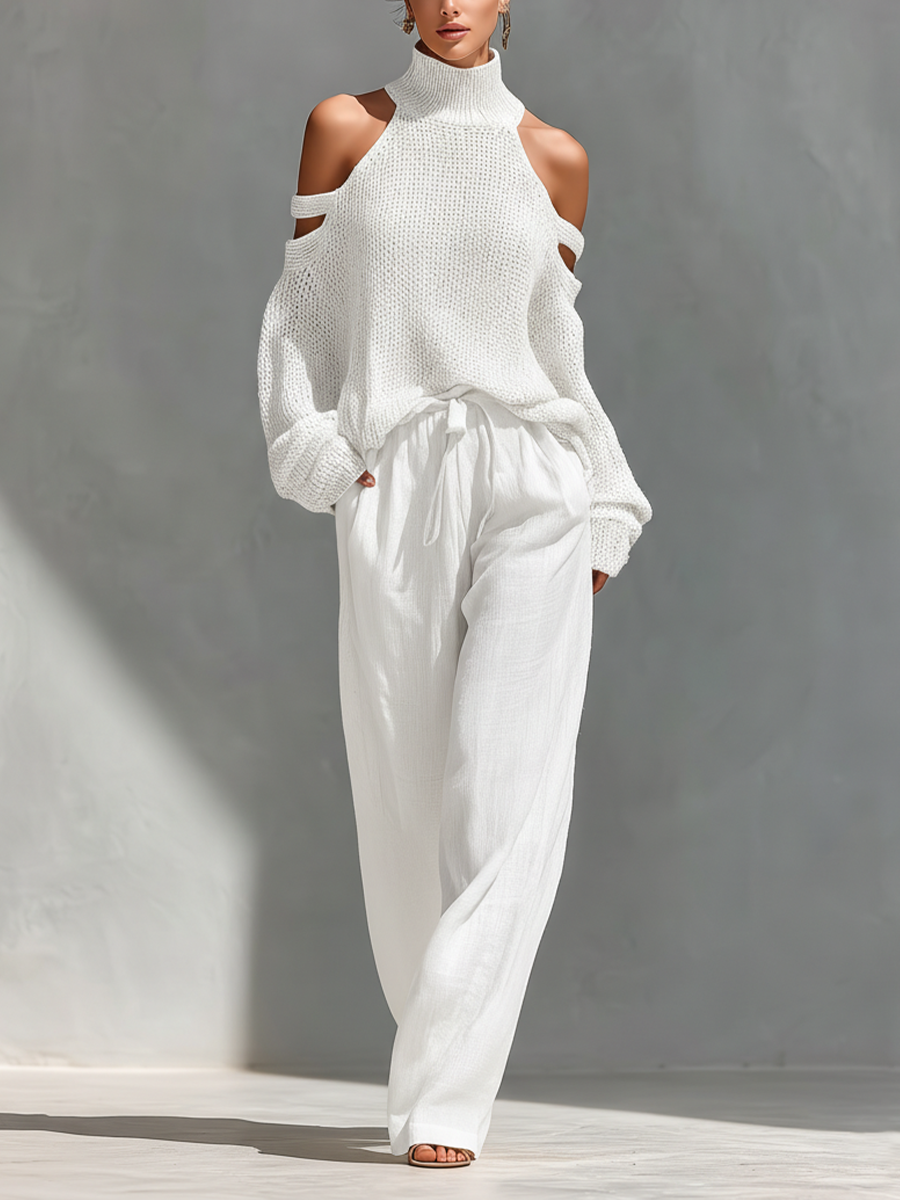 Sophie | Beige Knit Set