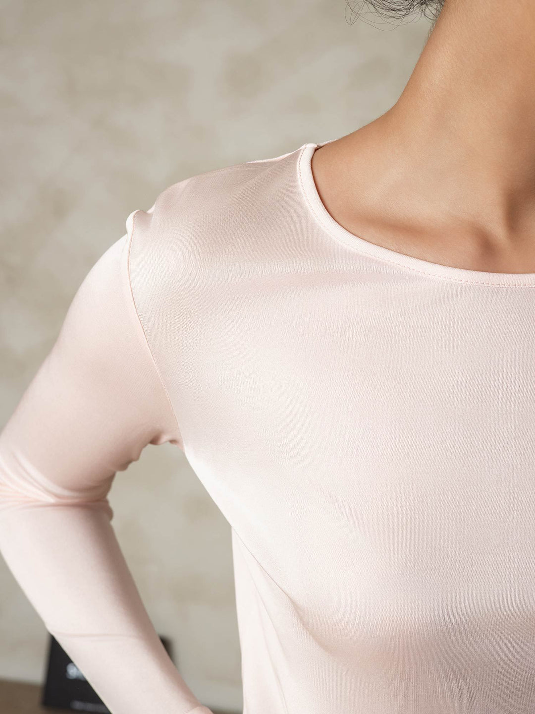 Kim | Silk Long Sleeve Top