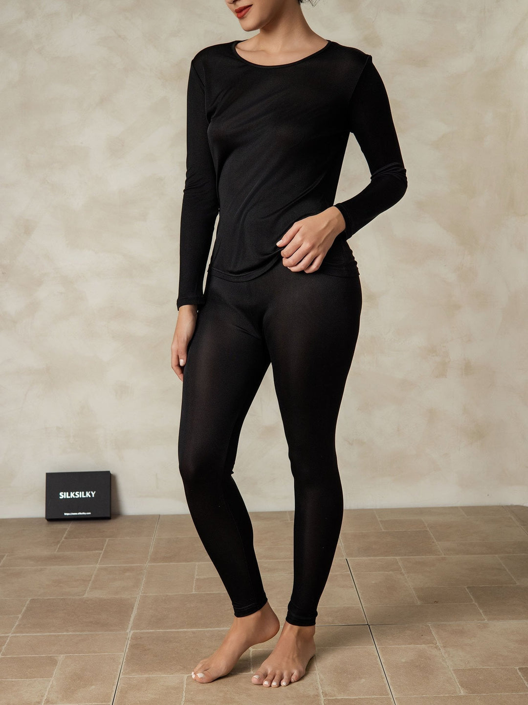Kim | Silk Long Sleeve Top