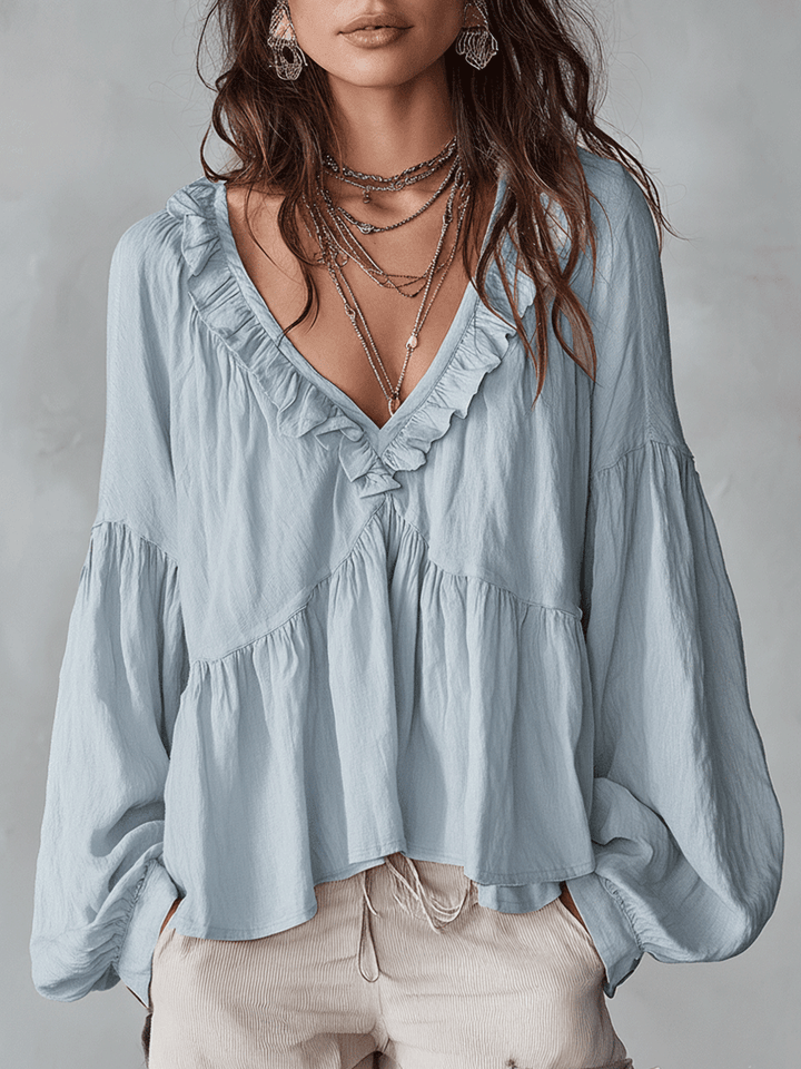 Eleanor | Airy Vintage-Inspired Ruffle Soft Ruffle Bohemian
