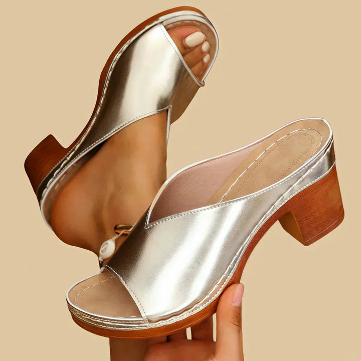 Quinn | Thick Heel Comfort Sandals
