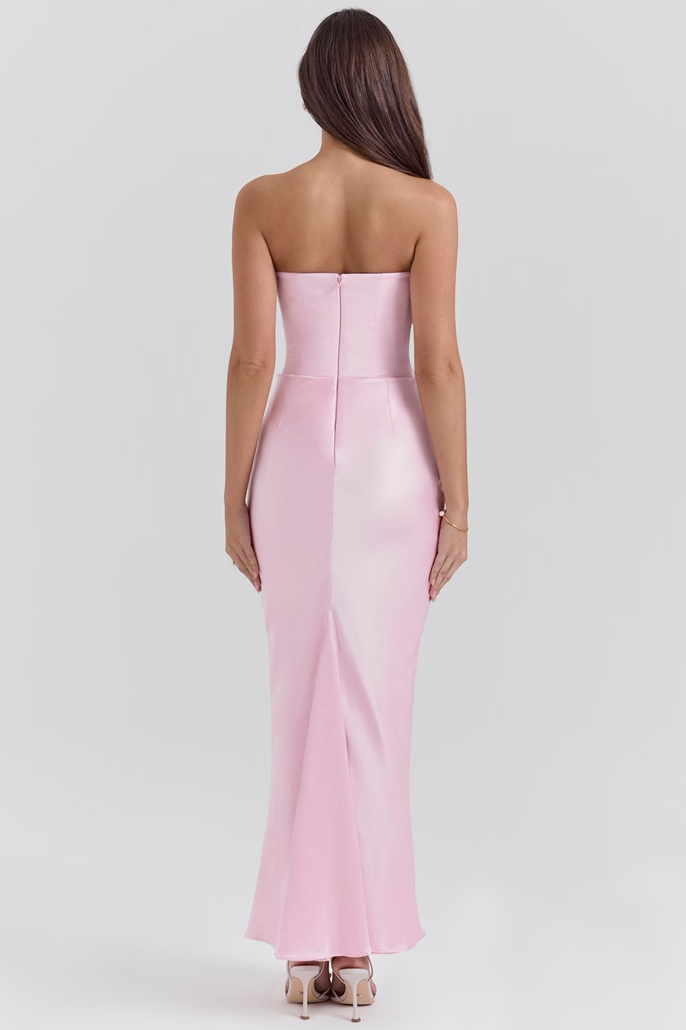 Camille™ | Women's Wedding Guest Lace Strapless Dress Evening