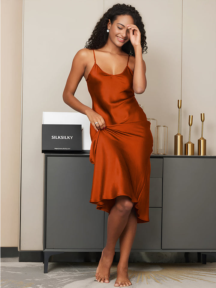 Cleo | Elegant Spaghetti Strap Nightgown