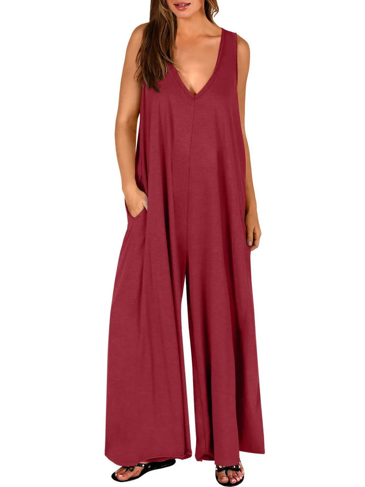 Nella™ | Comfy V-Neck Jumpsuit