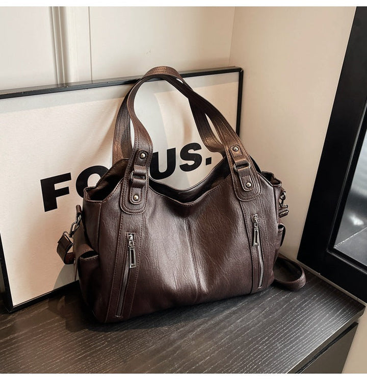 Noemie | Classic Leather Tote