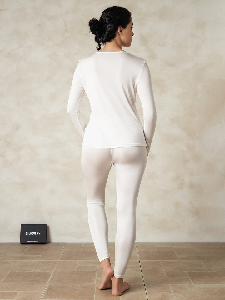 Kim | Silk Long Sleeve Top