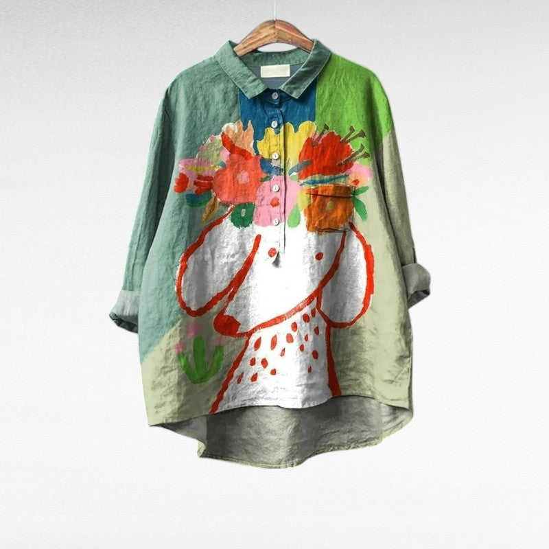 Mireva - Elegant Vintage Blouse