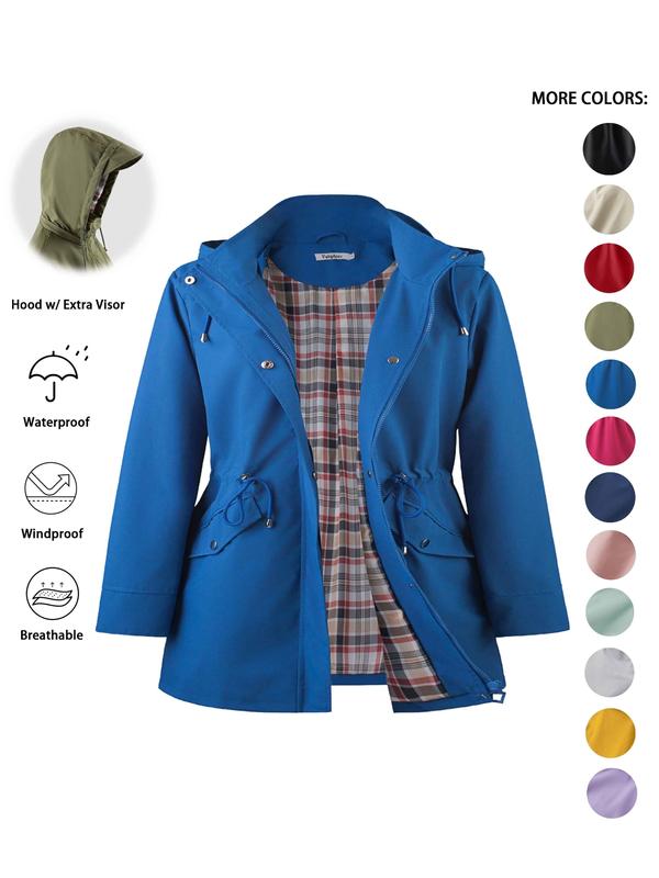 Dena | Lightweight Hooded Trench Coat