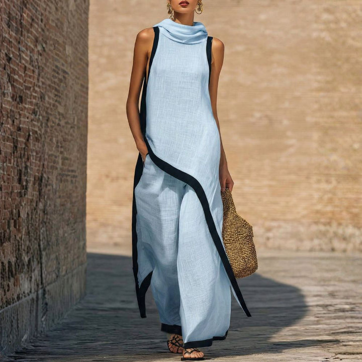 Leonora | Elegant Linen Two-Piece Set