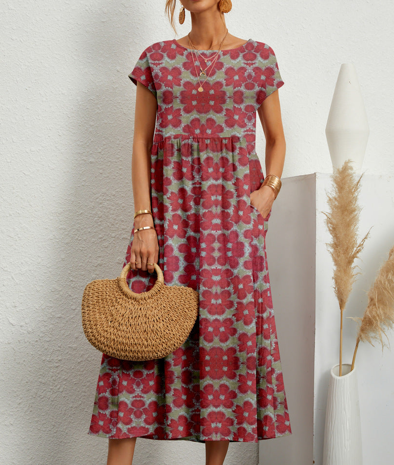 Deborah™ | Elegant Floral Dress