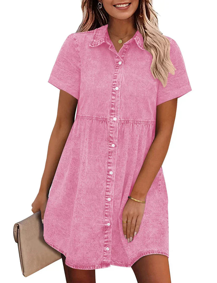 Juana | Denim Shirt Dress