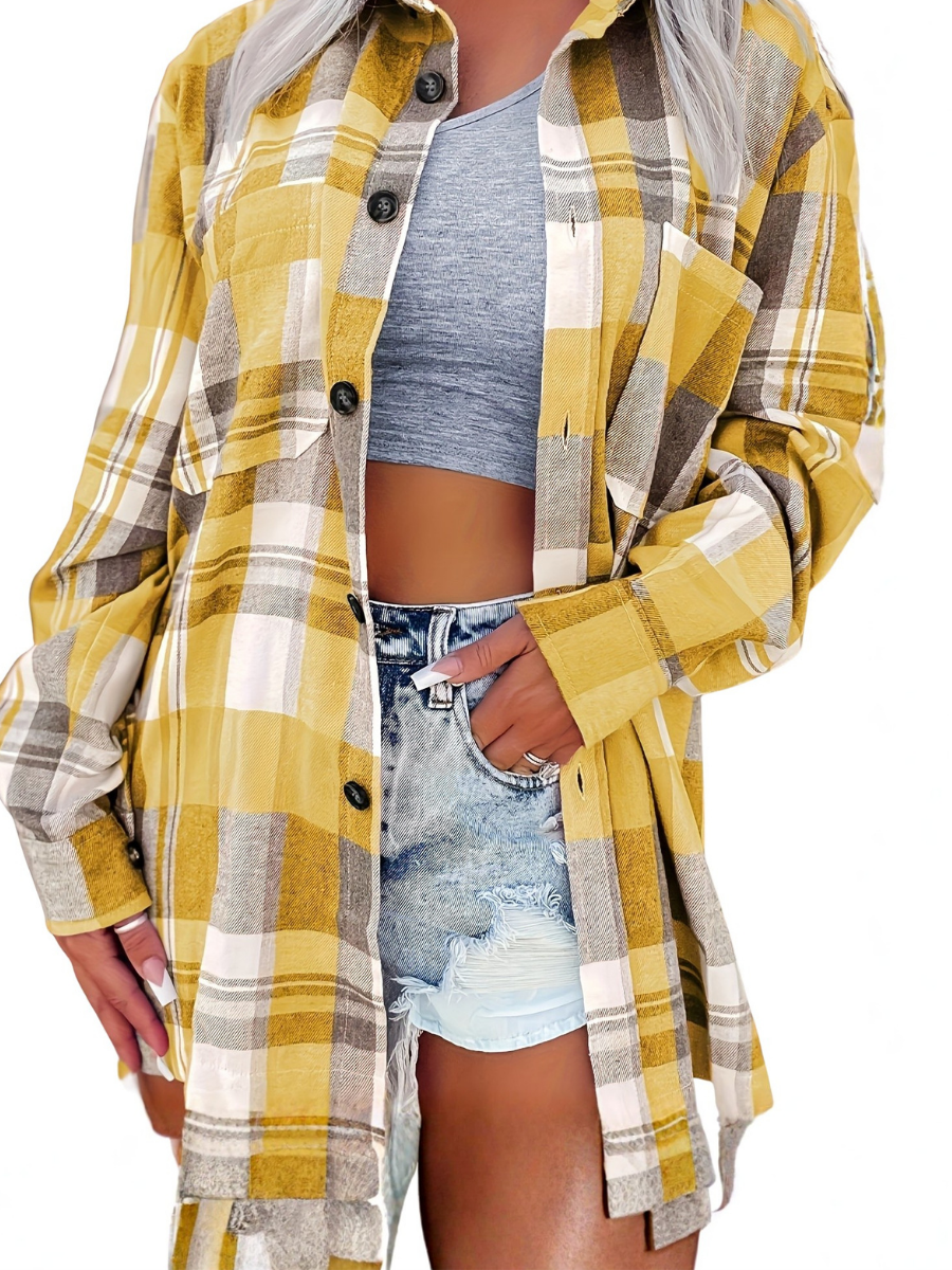 Bronte | Long Sleeve Gingham Shirt