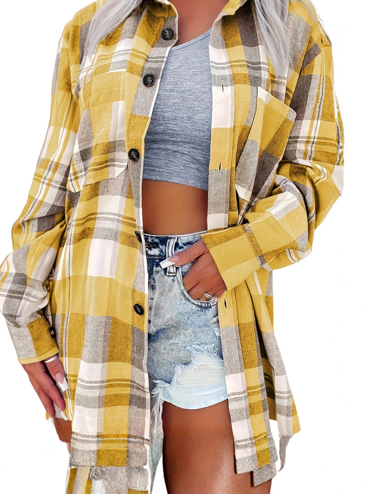 Bronte | Long Sleeve Gingham Shirt