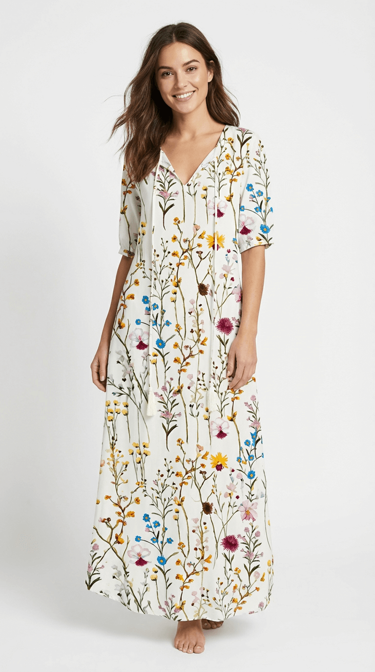 Elsie Bohemian Maxi Dress