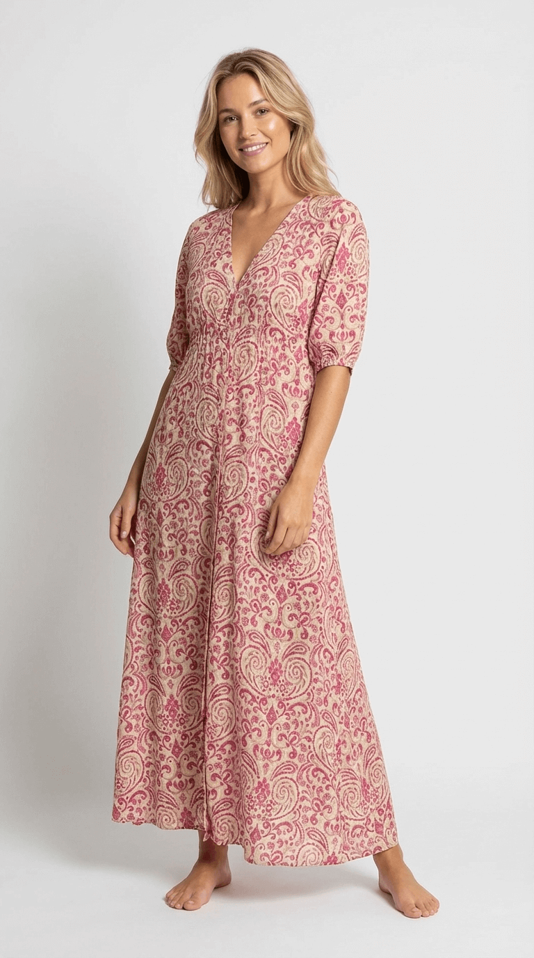 Elsie Bohemian Maxi Dress
