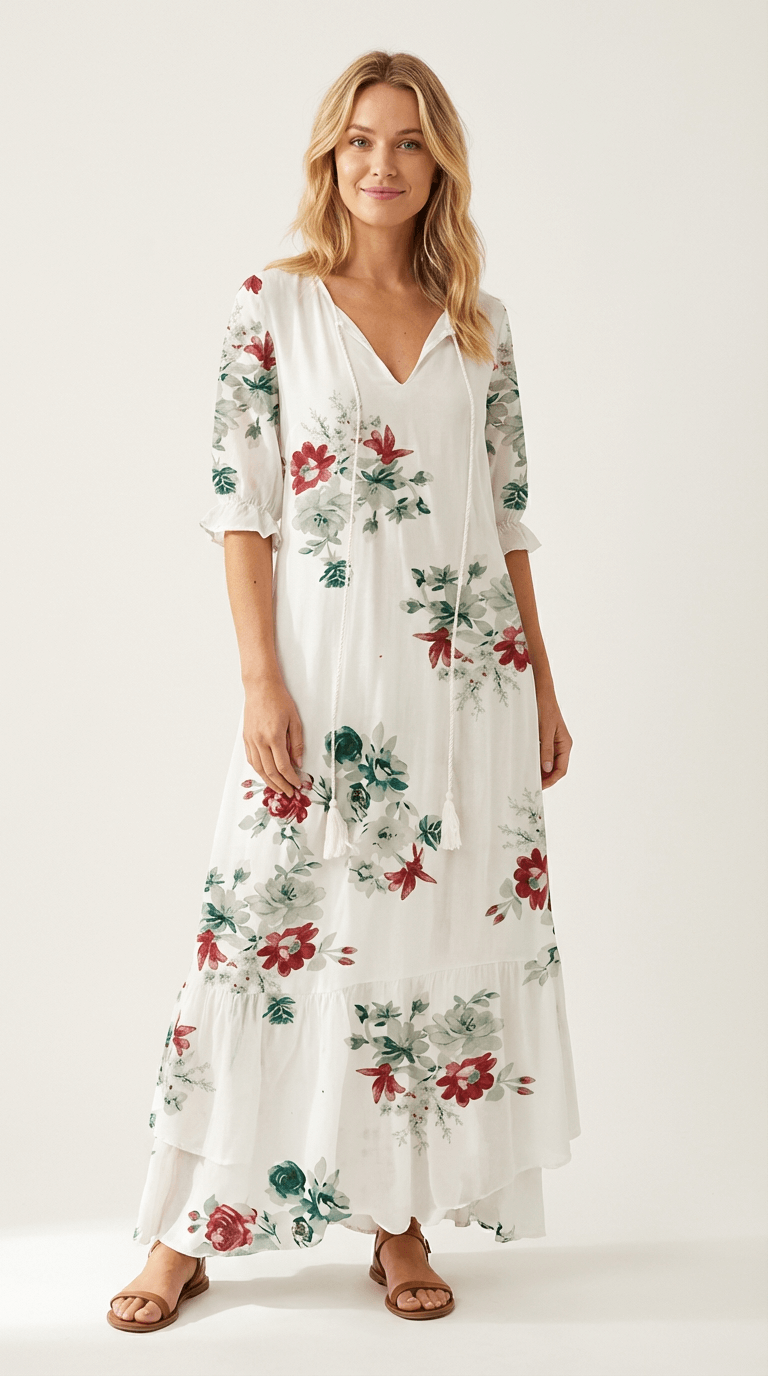 Elsie Bohemian Maxi Dress