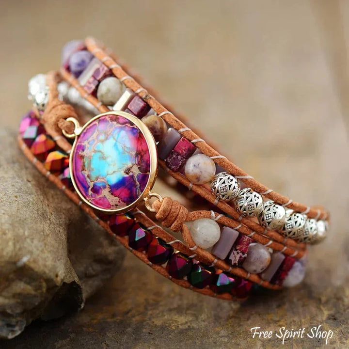 Val | Handmade Purple Goddess Wrap