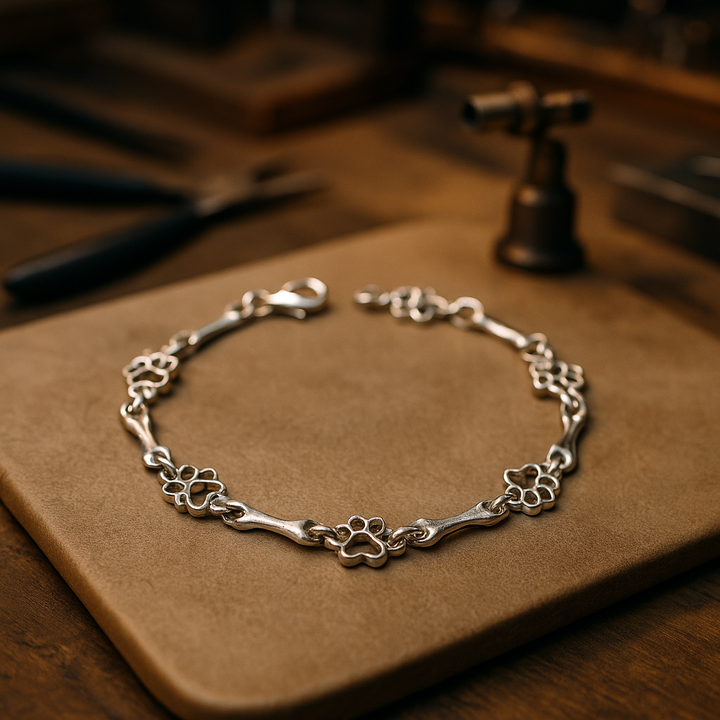 Liora™ | Bracelet with Paw and Bone Charms