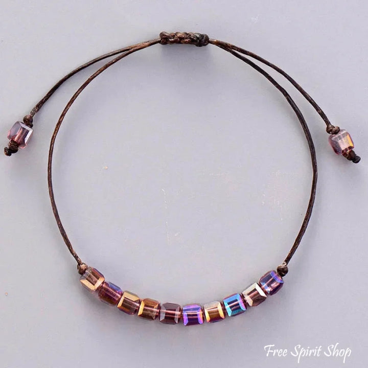 Zara | Handmade Boho Crystal Bracelet -