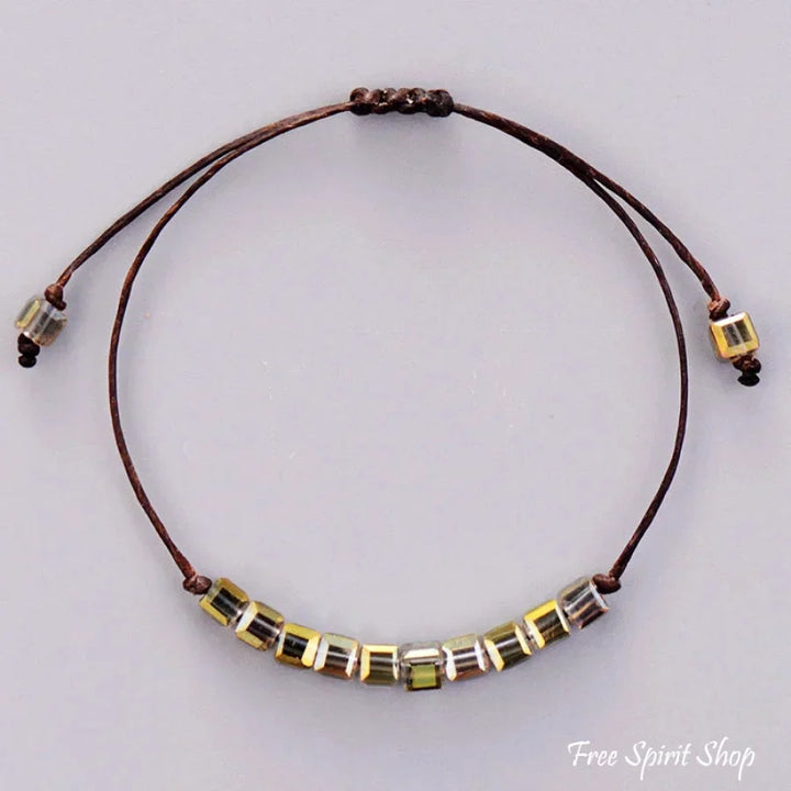 Zara | Handmade Boho Crystal Bracelet -