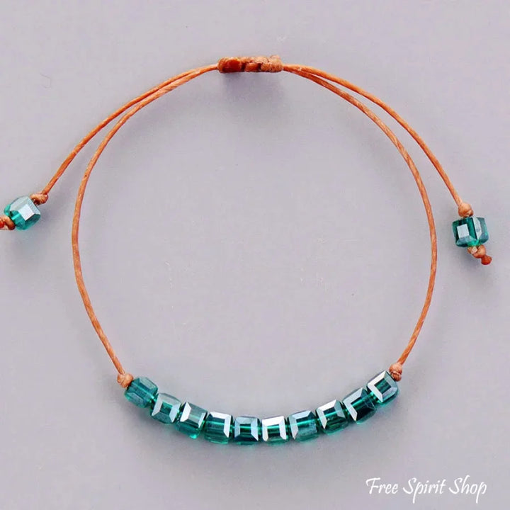 Zara | Handmade Boho Crystal Bracelet -
