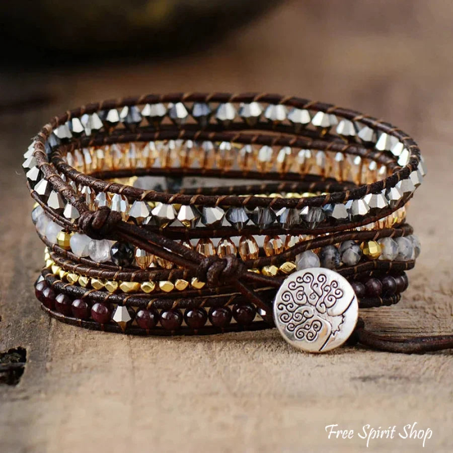 Blake | Handmade White Druzy & Crystal