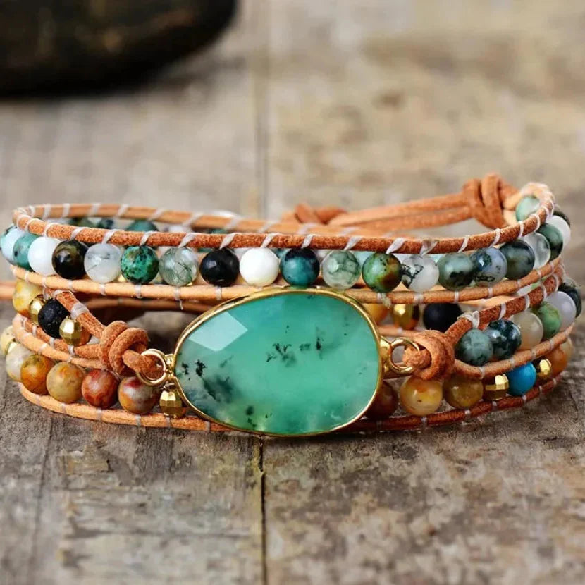 Alexa | Green Jade Jasper and Moss