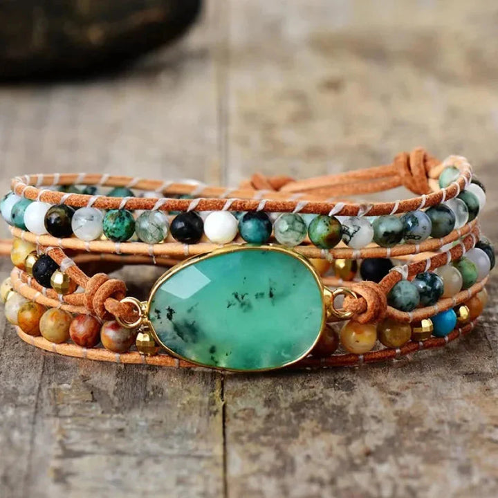 Alexa | Green Jade Jasper and Moss