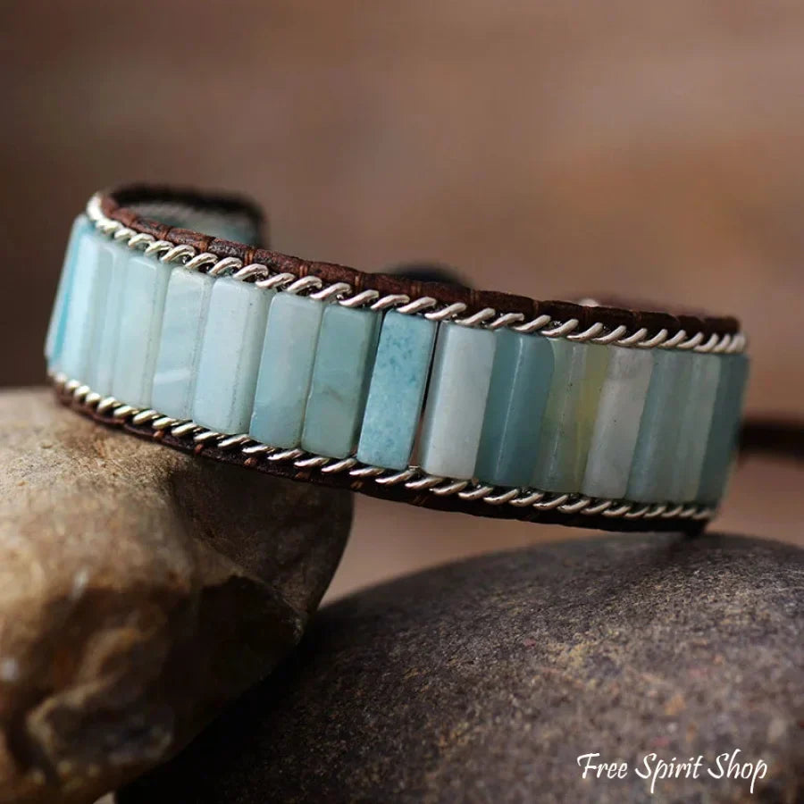 Ava | Amazonite & Silver Chain