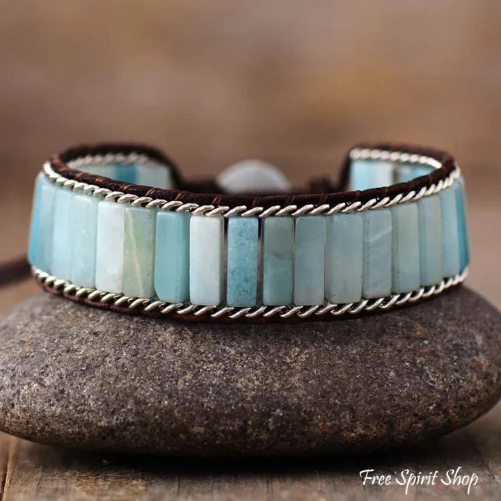 Ava | Amazonite & Silver Chain