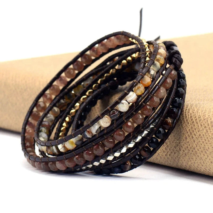 Ximena | Handmade Mix Natural Gemstone Brown