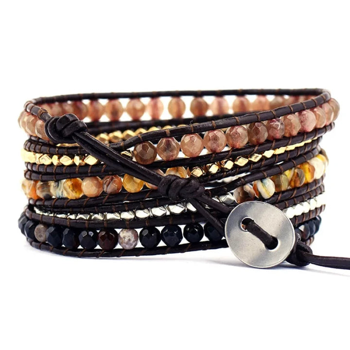 Ximena | Handmade Mix Natural Gemstone Brown