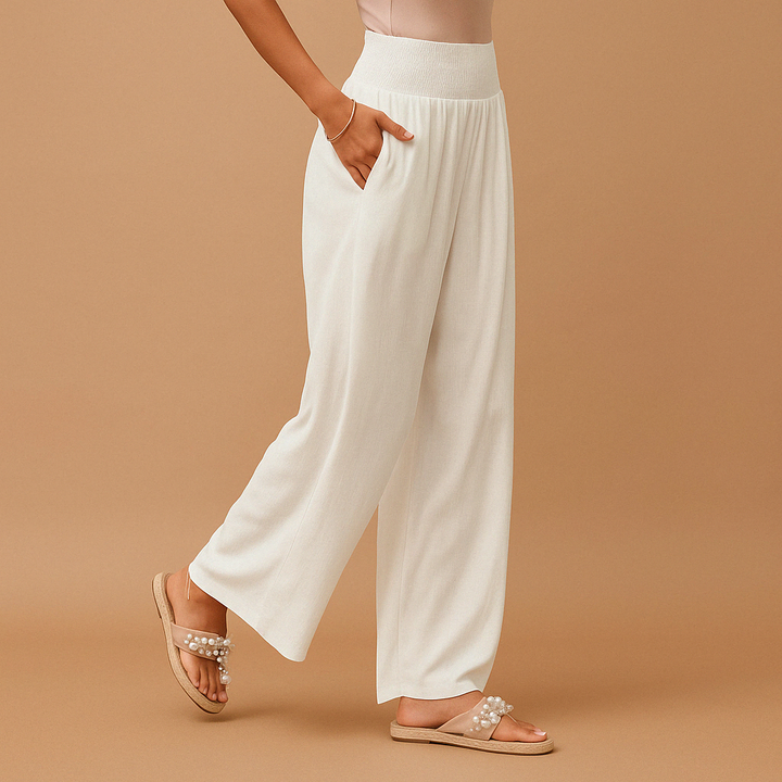 Blythe | Wide Leg Elastic Waist Pants