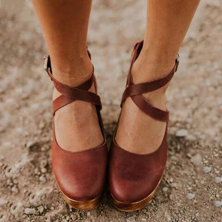 Rosie | Closed Toe Wedge Heels