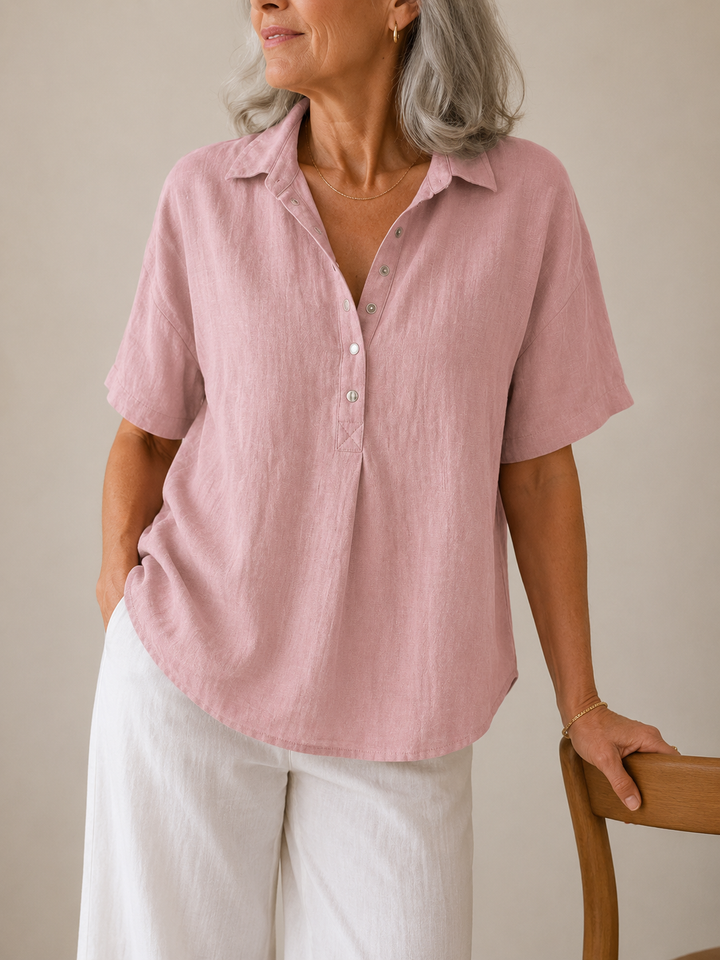 Ismay | The Collared Button Blouse