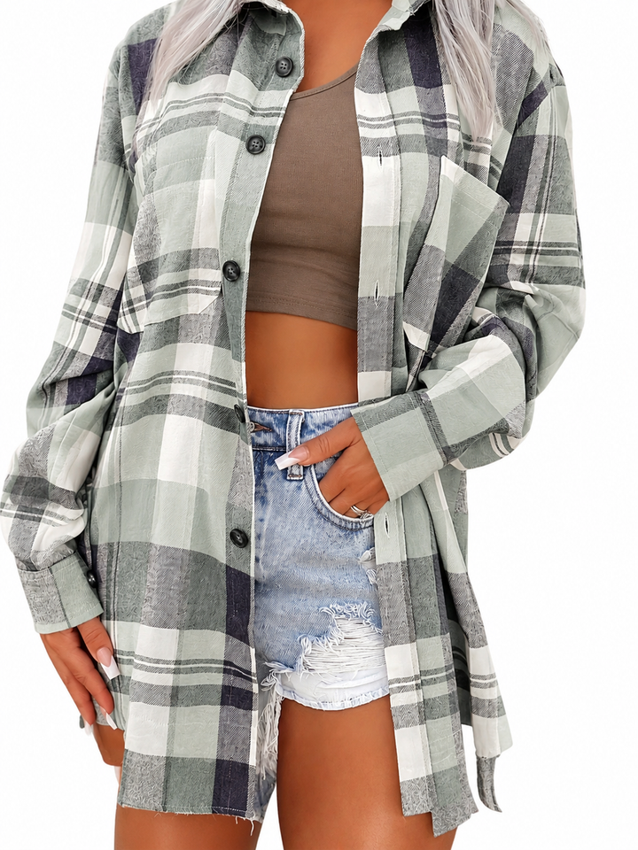 Bronte | Long Sleeve Gingham Shirt