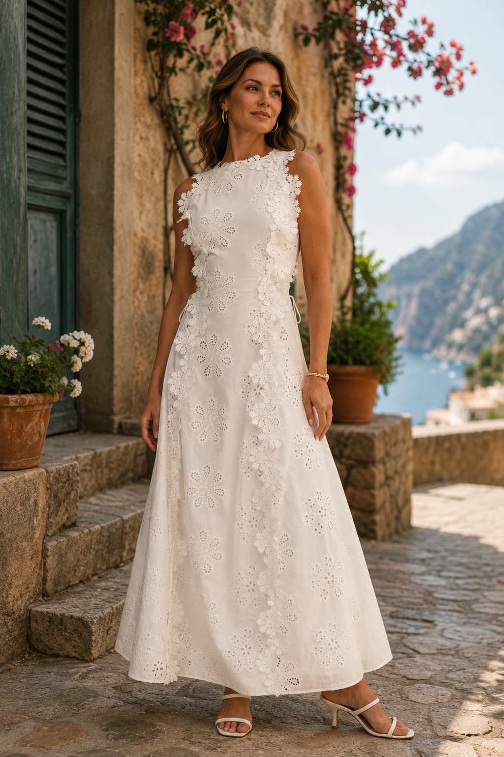 Freya | Elegant Embroidered Maxi Dress