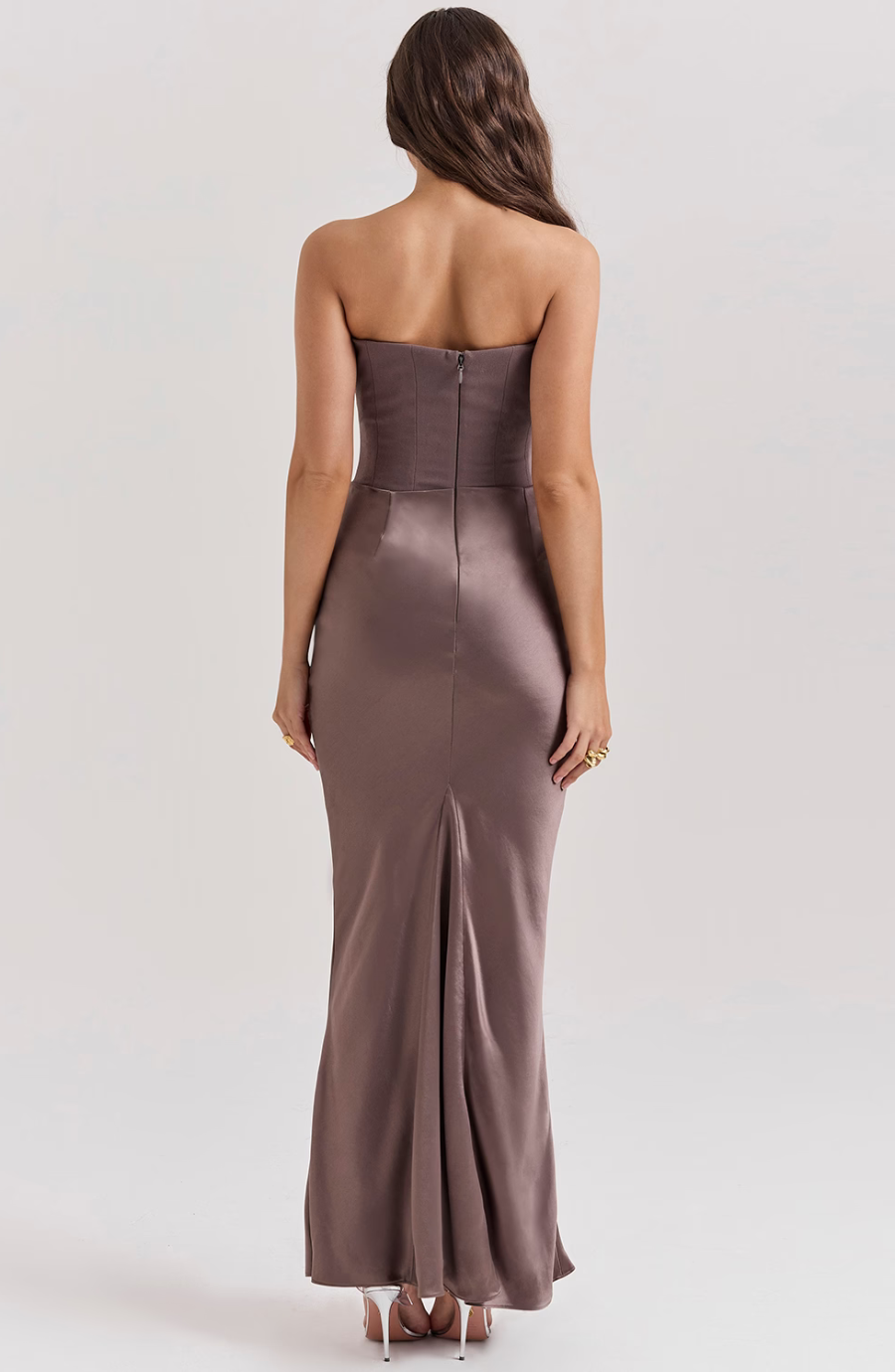 Camille™ | Women's Wedding Guest Lace Strapless Dress Evening