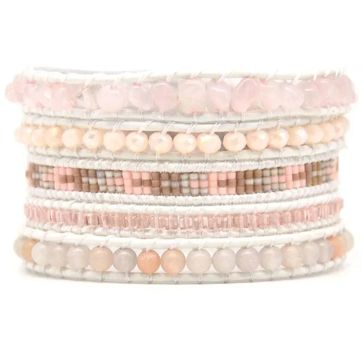 Aria | Rose Quartz & Aventurine White
