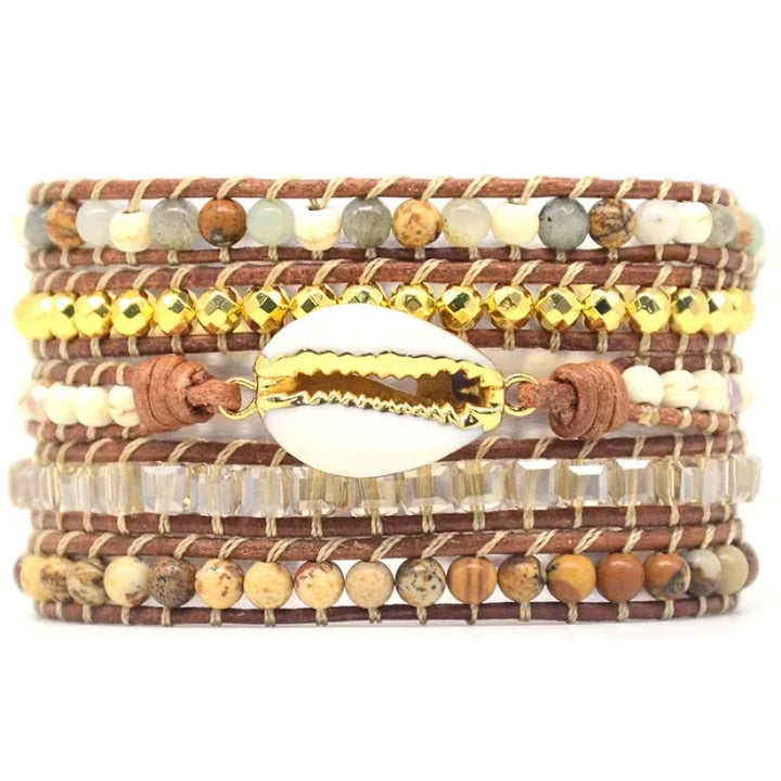 Arabella | Picture Jasper & Seashell Bead