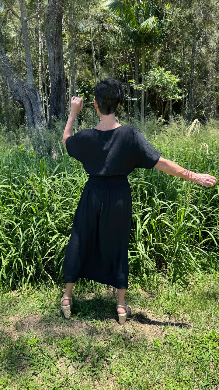 Nora | Poppy Bamboo Midi Dress