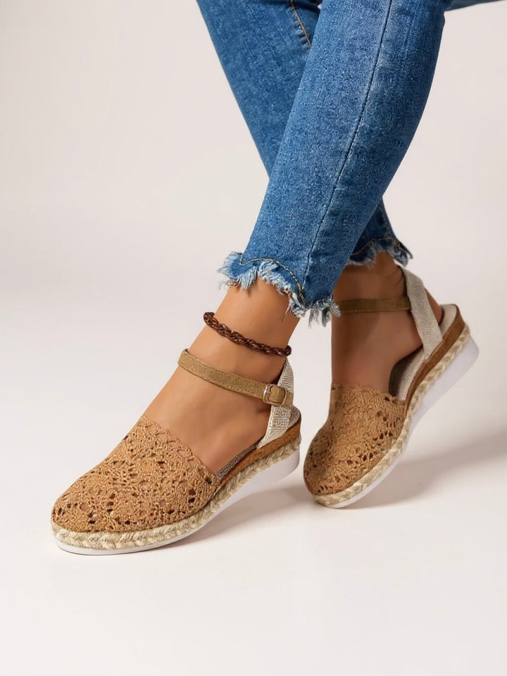Grace | Boho Woven Platform Sandals