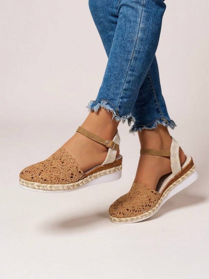 Grace | Boho Woven Platform Sandals