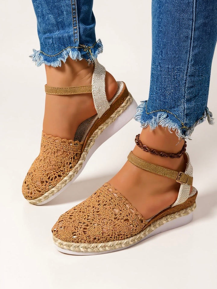 Grace | Boho Woven Platform Sandals