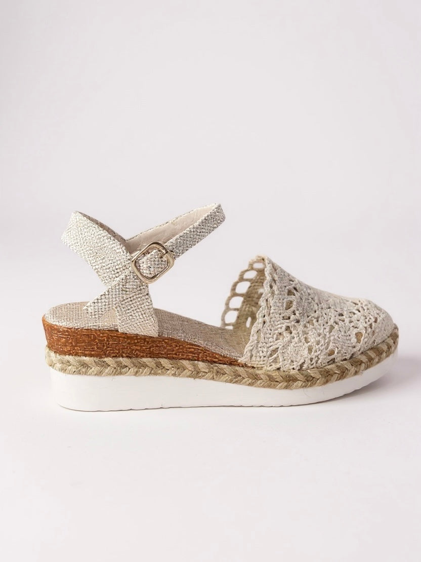 Grace | Boho Woven Platform Sandals