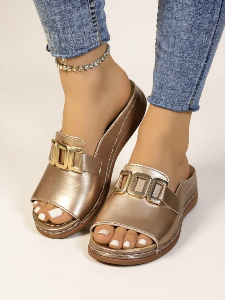 Ella | Cushioned Buckle Slides