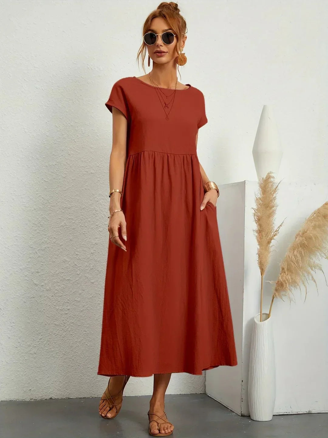 Gabrielle | Women's Flowy Midi Dress